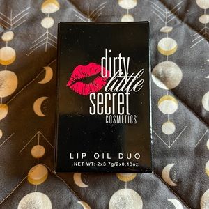 Dirty Little Secrets Lip Oil Duo Cherry/Orange NIB